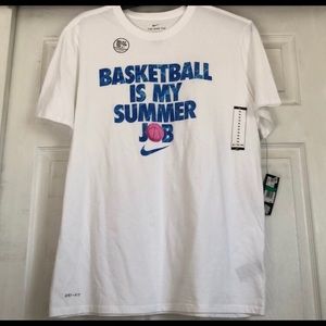 Nike Shirts - Nike Dri fit Basketball is my Summer Job XL tee Nike Shirts - Nike Dri fit Basketball is my Summer Job XL tee